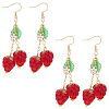 2Pair 304 Stainless Steel Dangle Earring EJEW-UN00071-1
