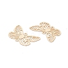 Brass Filigree Connector Charms KK-B064-03LG-2