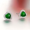 Brass Micro Pave Crystal Cubic Zirconia Stud Earrings EJEW-BB63597-A-2