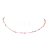 Glass Seed Beaded Necklace NJEW-JN04360-4