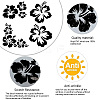 4Pcs 4 Styles PET Waterproof Self-adhesive Car Stickers DIY-WH0308-225A-027-4