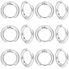 12 Pairs 304 Stainless Steel Huggie Hoop Earrings EJEW-SC0001-96S-7