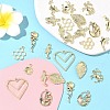 10Pcs 10 Styles Rack Plating Alloy Pendants FIND-YW0010-47-4
