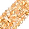 Heated Natural Citrine Beads Strands G-L608-A09-02-1