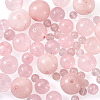  Natural Round Loose Gemstone Rose Quartz Beads G-TA0001-09-6