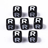 Opaque Acrylic Beads SACR-N002-01R-2