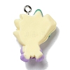 Opaque Resin Pendants RESI-D055-048P-3