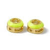 Rack Plating Brass Cubic Zirconia Beads KK-C007-15G-03-4