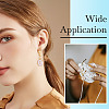 26Pcs Flat Round with Letter A~Z Alloy Enamel Pendant Locking Stitch Markers HJEW-TAC0089-7