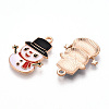 Christmas Theme Alloy Enamel Pendants ENAM-N056-403F-2