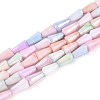 Anti-Tarnish Electroplate Glass Beads Strands GLAA-T025-27M-1