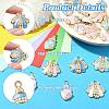 20Pcs 10 Styles Marine Theme Alloy Enamel Pendants FIND-CJ0002-93-3