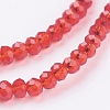 Transparent Glass Beads Strands X-GLAA-R135-2mm-17-3