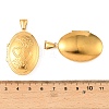 316 Stainless Steel Locket Pendants STAS-K321-06G-3