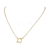 2.5MM 304 Stainless Steel Textured Cable Chain Necklaces with Spring Ring Clasps NJEW-JN05710-2