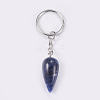Natural Sodalite Keychain KEYC-P041-B012-2