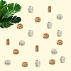 50Pcs 2 Colors Brass Rhinestone Beads KK-PA0001-04-7