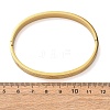 Engraved 304 Stainless Steel Hinged Bangles for Women BJEW-K307-01G-3