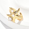304 Stainless Steel Micro Pave Cubic Zirconia Plastic Pearl Cuff Rings RJEW-D310-02A-G-3