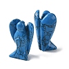 Dyed Synthetic Turquoise Carved Angle Figurines GG-CBA9C2C-A24-2