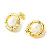 PVD Vacuum Plating 304 Stainless Steel Crystal Rhinestone Stud Earrings EJEW-L284-11G-2