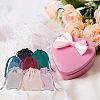 DELORIGIN 28Pcs 7 Colors Velvet Jewelry Drawstring Bags TP-DR0001-02A-3