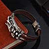 Leaehet Cords Multi-strand Bracelets PW-WG21659-02-1