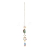 Brass & Crystal Suncatchers LS-HJEW-G018-04B-G-2