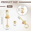 2Pcs Sterling Silver Pendant Bails STER-BC0003-16-2