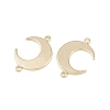 Brass Connector Charms KK-CBA0FFC-01G-2