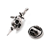 Halloween Alloy Lapel Pin Backs for Backpack Clothes JEWB-C051-01D-AS-4