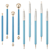 9Pcs 2 Styles Plastic Double Heads Modeling Clay Sculpting Tools Set TOOL-SP0001-09-1