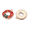 Christmas Theme Alloy Enamel Pendants ENAM-T020-10E-1