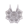 Tibetan Style Alloy Hollow Pendants X-FIND-CJC0021-07AS-1
