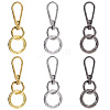 Teardrop Alloy Swivel Clasps PURS-SP0001-03-1