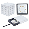 Starry Sky Pattern Cardboard Boxes CON-WH0087-40A-1