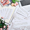 15Pcs Paper Letter Self-Adhesive Stickers DIY-SP0006-56A-4