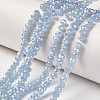 Electroplate Glass Beads Strands EGLA-A034-J4mm-T04-1