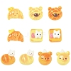 20Pcs 2 Colors Resin Cabochons RESI-YW0005-37-1