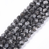 Natural Larvikite Beads Strands LS-G-S348-03-1