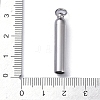 Openable 304 Stainless Steel Urn Ashes Pendants STAS-D097-14P-3