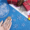60Pcs 3 Styles Christmas Transparent Acrylic Connector Charms OACR-SC0001-56-3