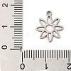 Non-Tarnish 304 Stainless Steel Charms STAS-S123-01P-10-3