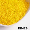 Opaque 11/0 Glass Seed Beads SEED-I013-2mm-RR42B-1