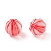 Frosted Transparent Acrylic Beads FACR-E001-01-3