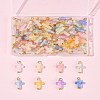100Pcs Acrylic Pendant PALLOY-FS00039-02-9