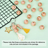 Natural Undyed Beech Beads WOOD-BT0001-04-11