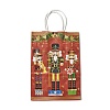 Christmas Nutcracker Kraft Paper Bags ABAG-B006-03E-1