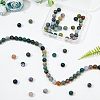 2 Strands Round Natural Indian Agate Beads Strands G-OC0002-32-4