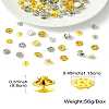 50Pcs 2 Colors Brass Butterfly Clutches Pin Backs KK-CJ0002-54-8